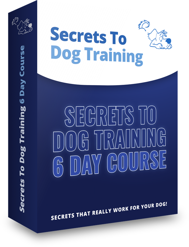 The free Secrets to Dog Training 6 Day Course box