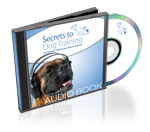 Secrets to Dog Training audio book CD case
